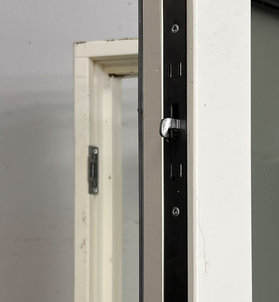 Terrassedør med matteret glas