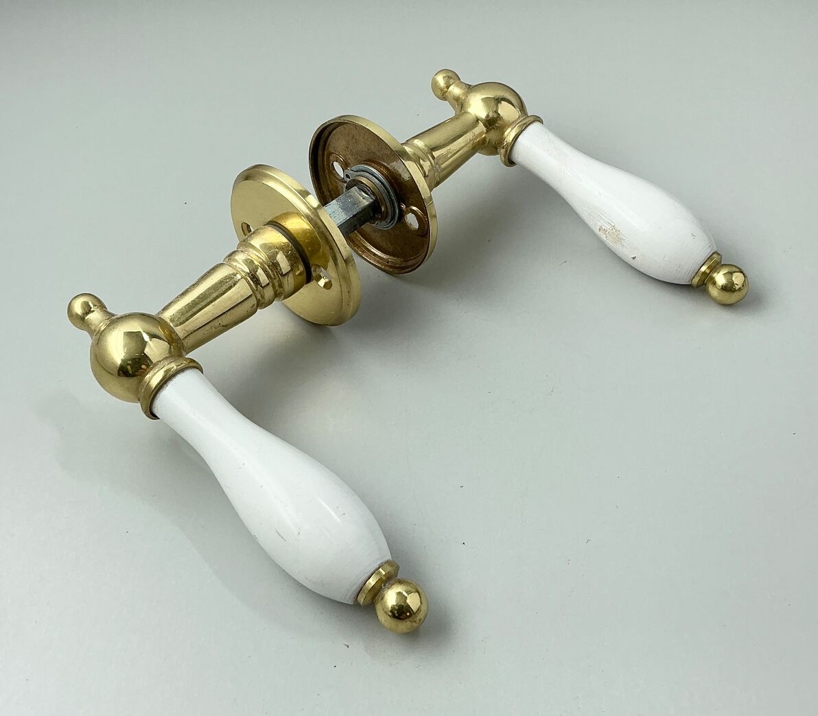 Standardgreb i messing/træ m. nøgleskilte