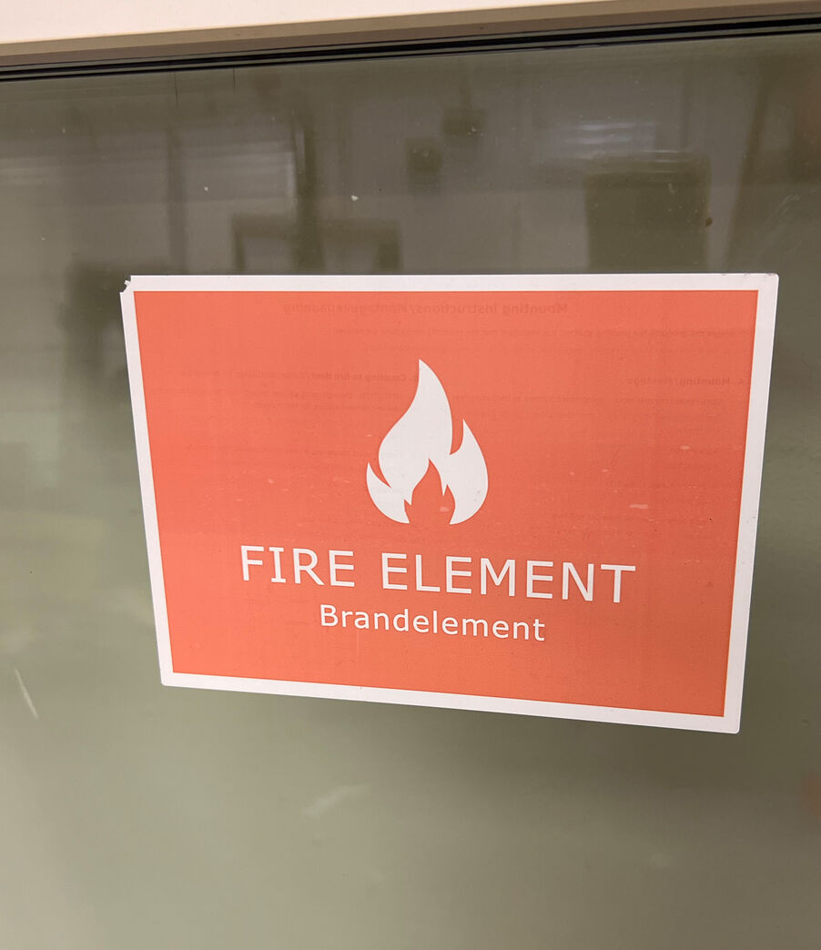 Termovindue / Brandelement