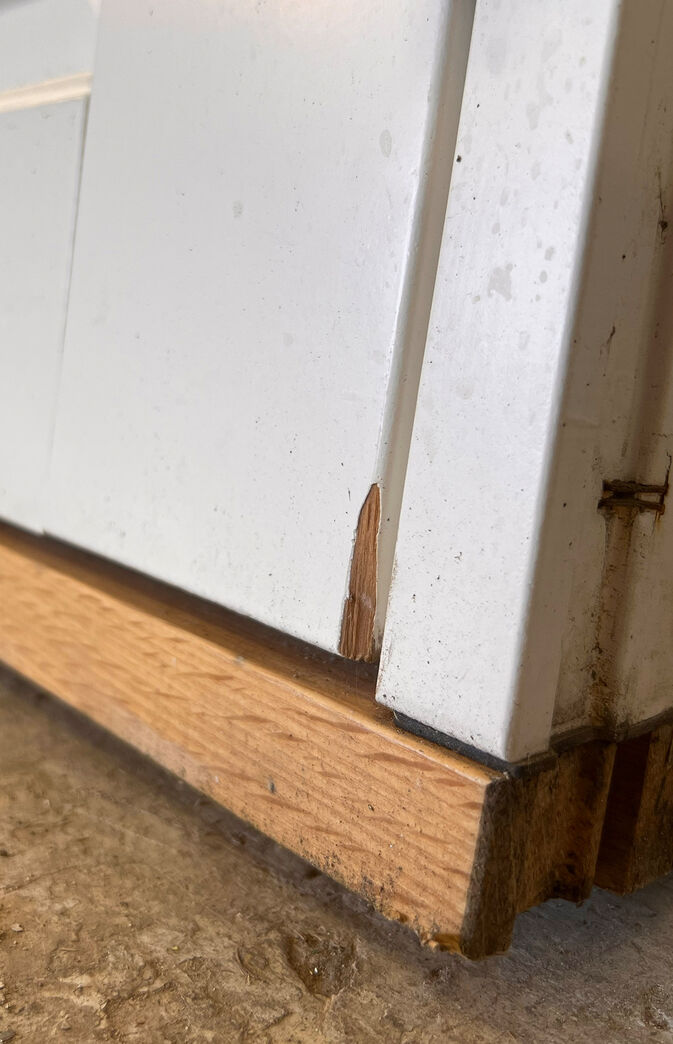 Rationel dobbelt facadedør