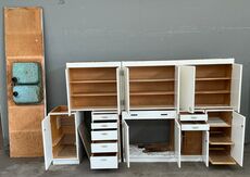 Komplet 60'er køkken, malet