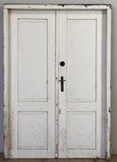 Dobbelt fyldningsdør med karm