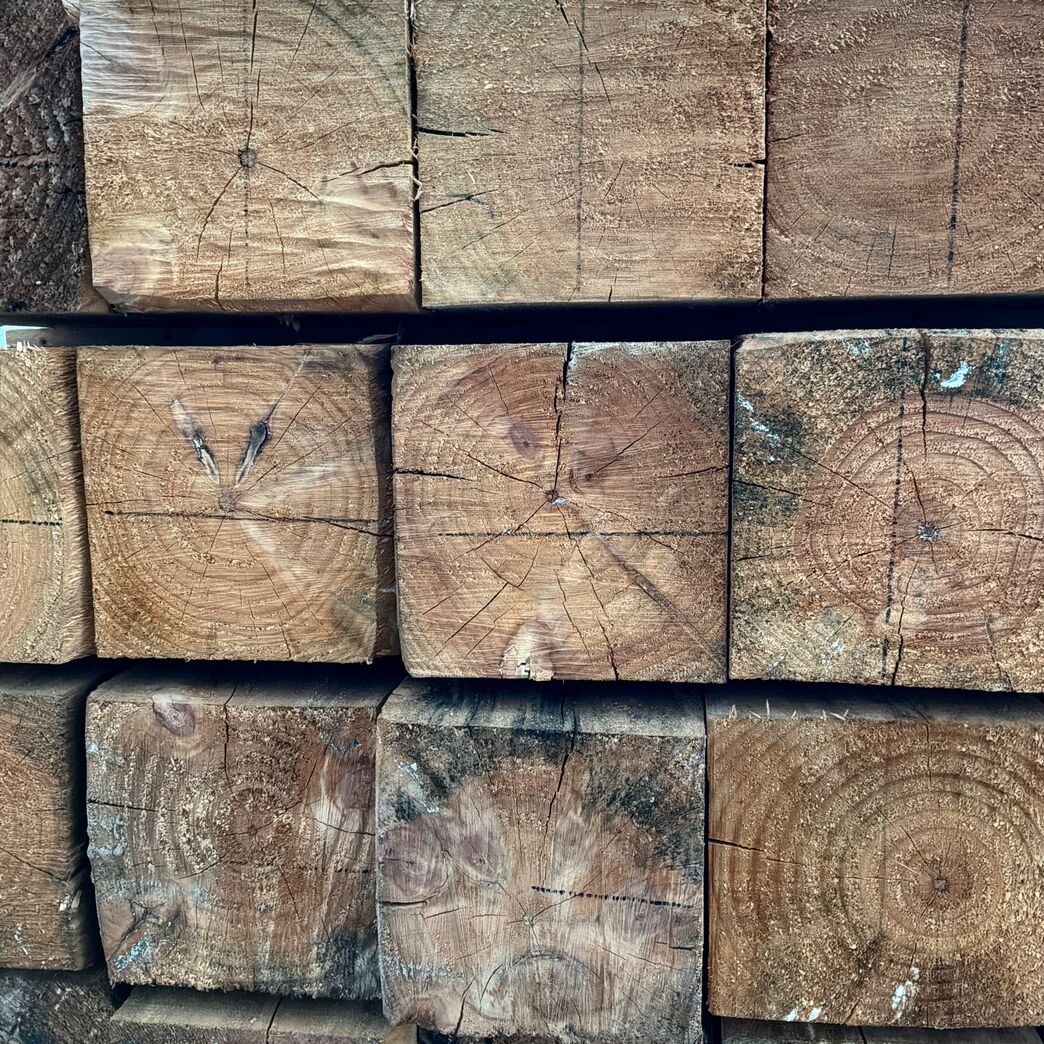 20x20 cm tømmer fra vindmølletransport 300 cm