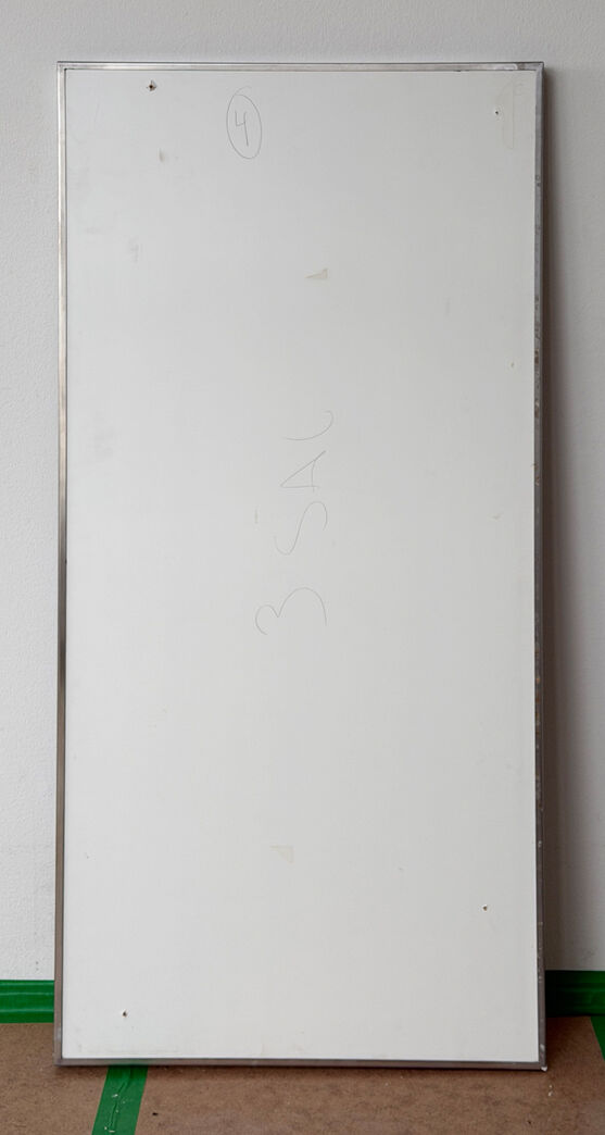 Stålbordplade 123x60 cm