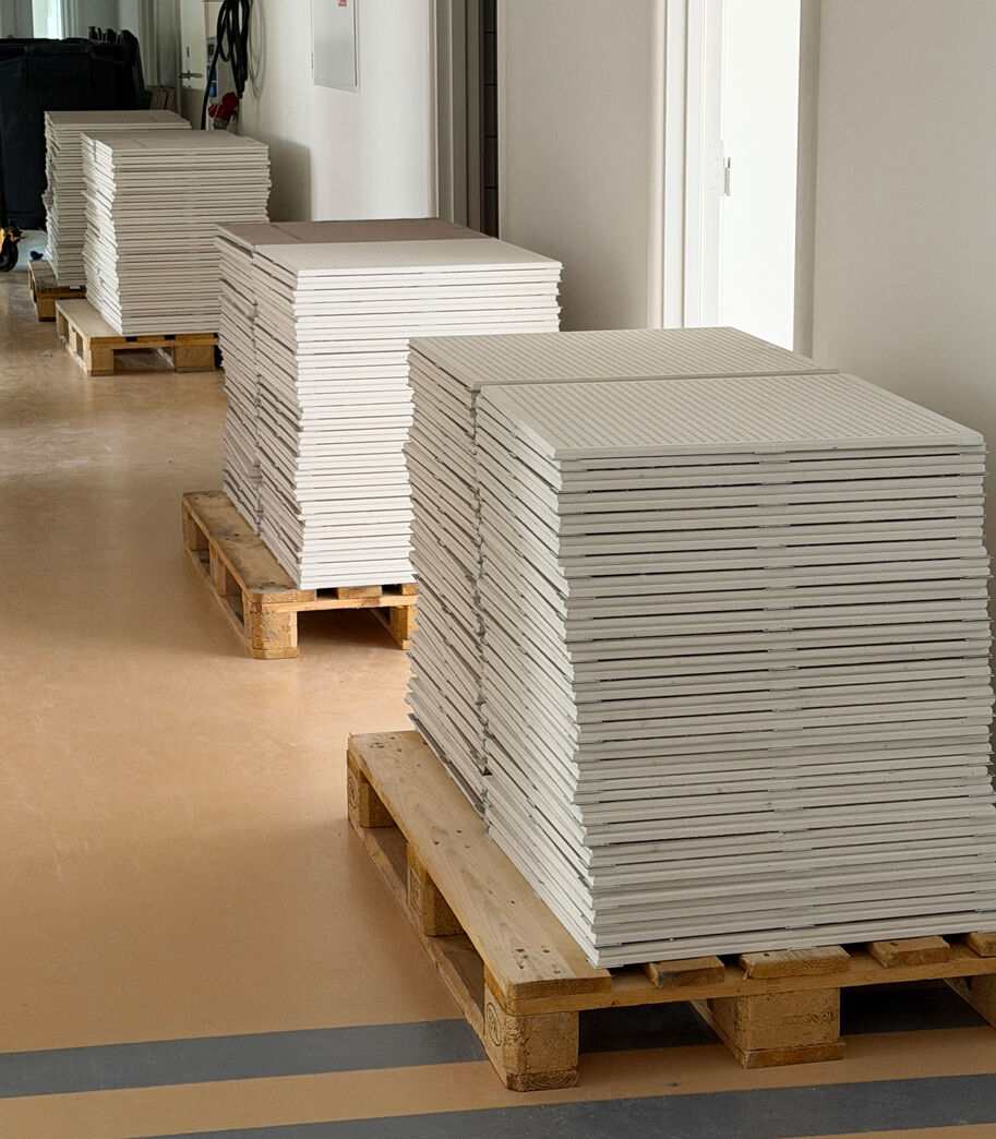 Gips akustikloft 57,5x57,5x12,5 cm