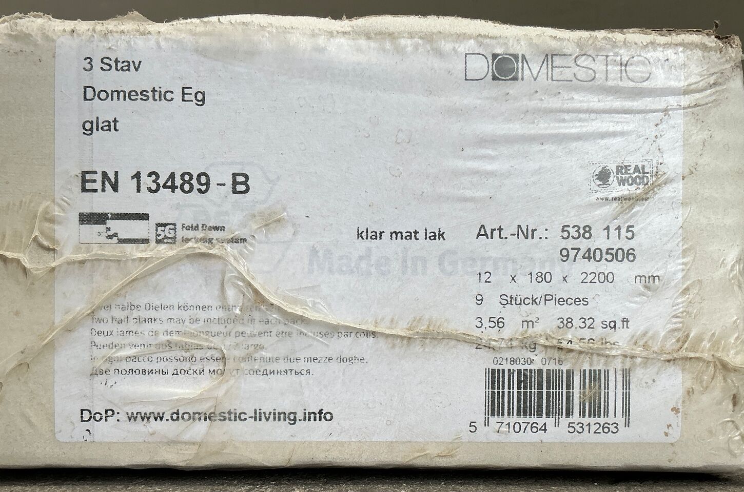 3 pk./10,5 m2 Domestic Eg Glat 3 stav