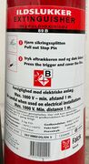 4 stk. Ildslukkere - Kuldioxid 5kg - Uplomberet