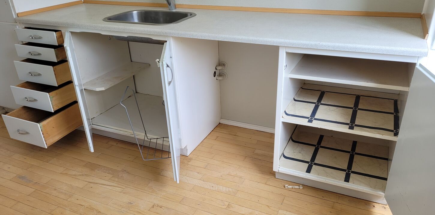 3 Køkkenmoduler fra 60'erne
