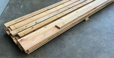 Brugt gulvbrædder i fyr, 11m2, 11,3 cm