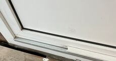 Facadedør i plast med 3 ruder vh - 216 cm