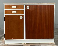 Original 60'er køkken med terrazzoplade