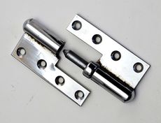 Rustfrit hængsel - venstrehængt
