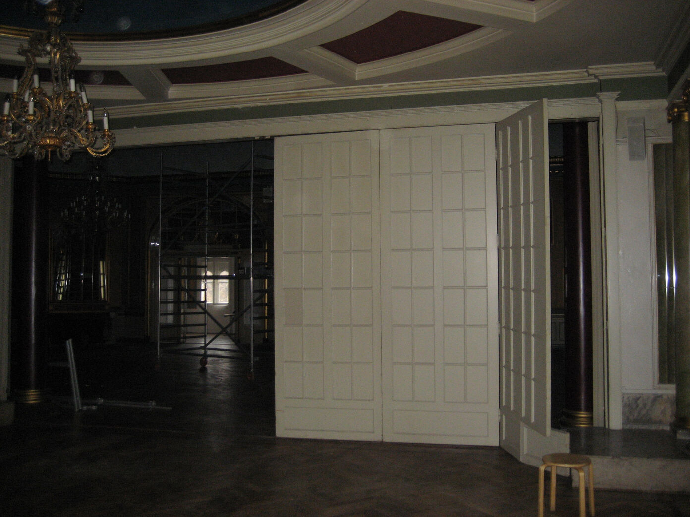 Foldedør uden skinne