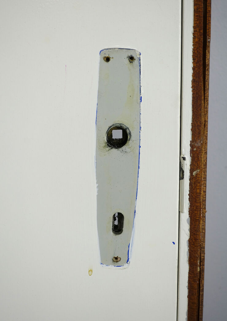 Indvendig dør med karm