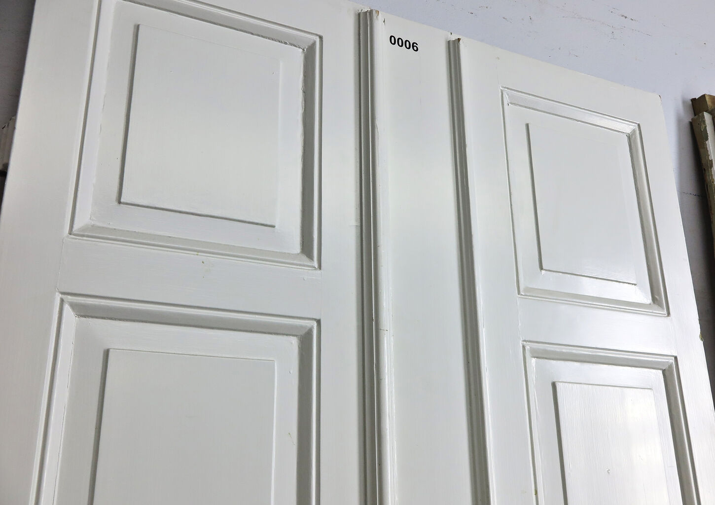 Dobbelt fyldningsdør med karm