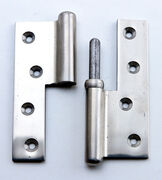 Hængsel, vh. - rustfrit
