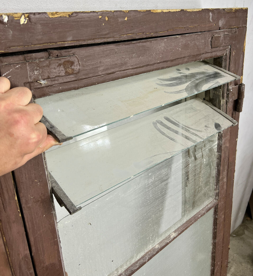 Enkeltlagsglasvindue med forsatsvindue