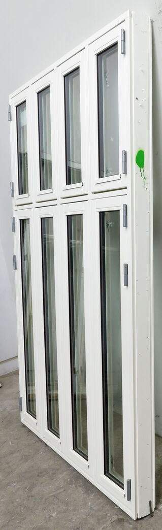 trævindue med 4 oplukkelige fag