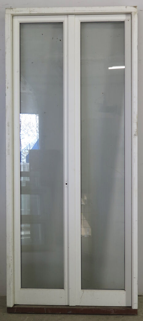 Dobbelt terrassedør med karm