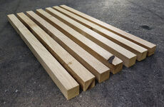 2. sortering - Egetræsstave 32x32x500