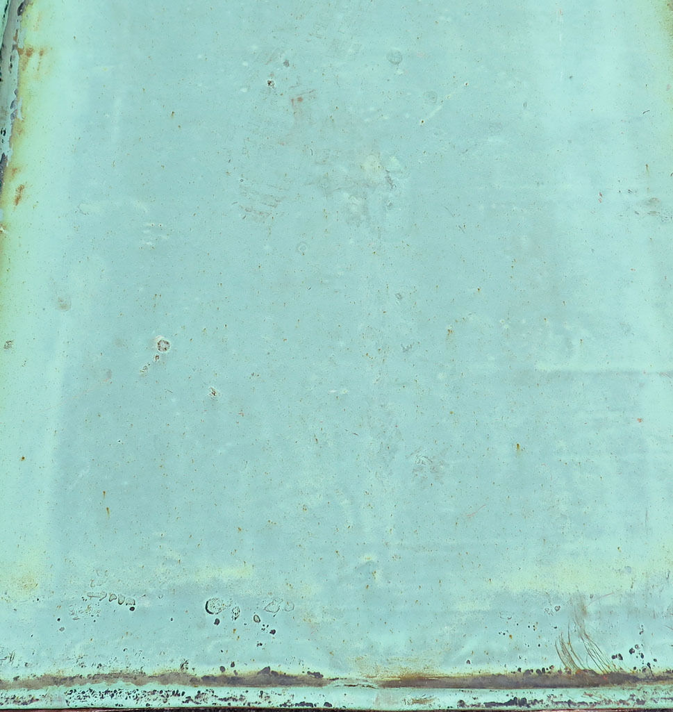 Irret kobberplade 190 - 215 cm