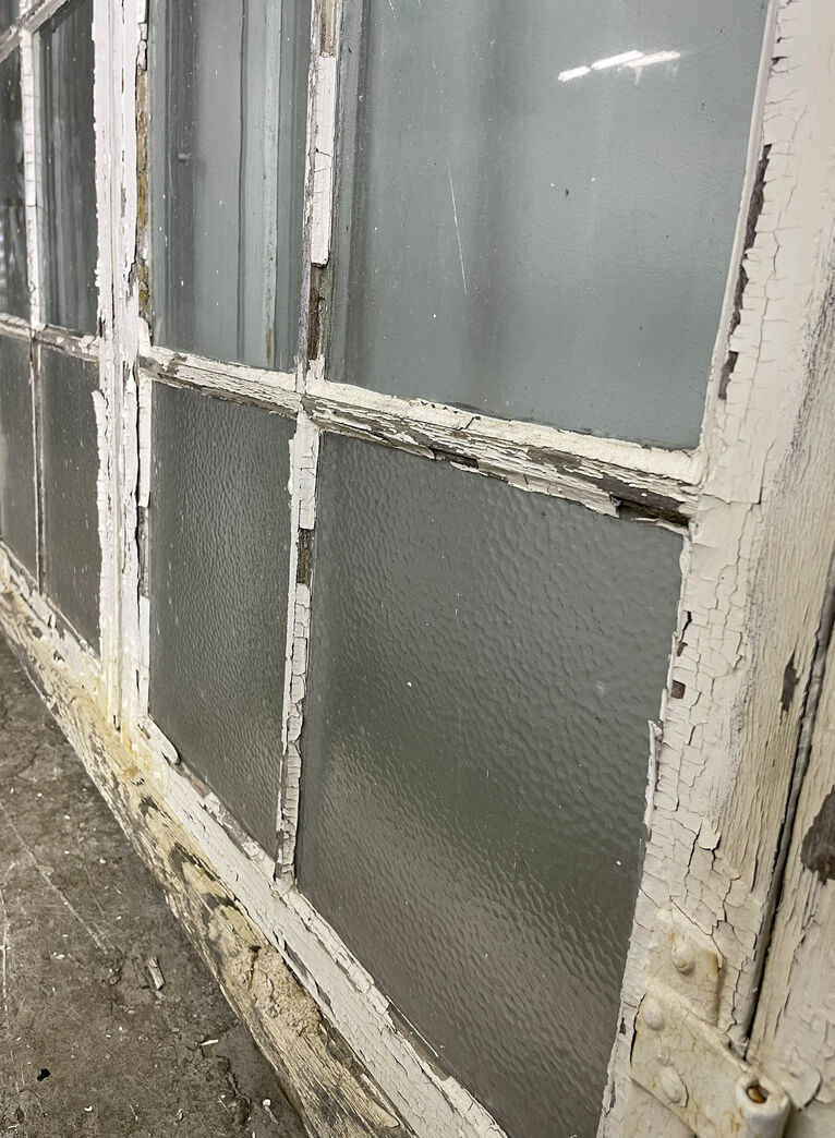 Sprossevindue med forsatsrammer