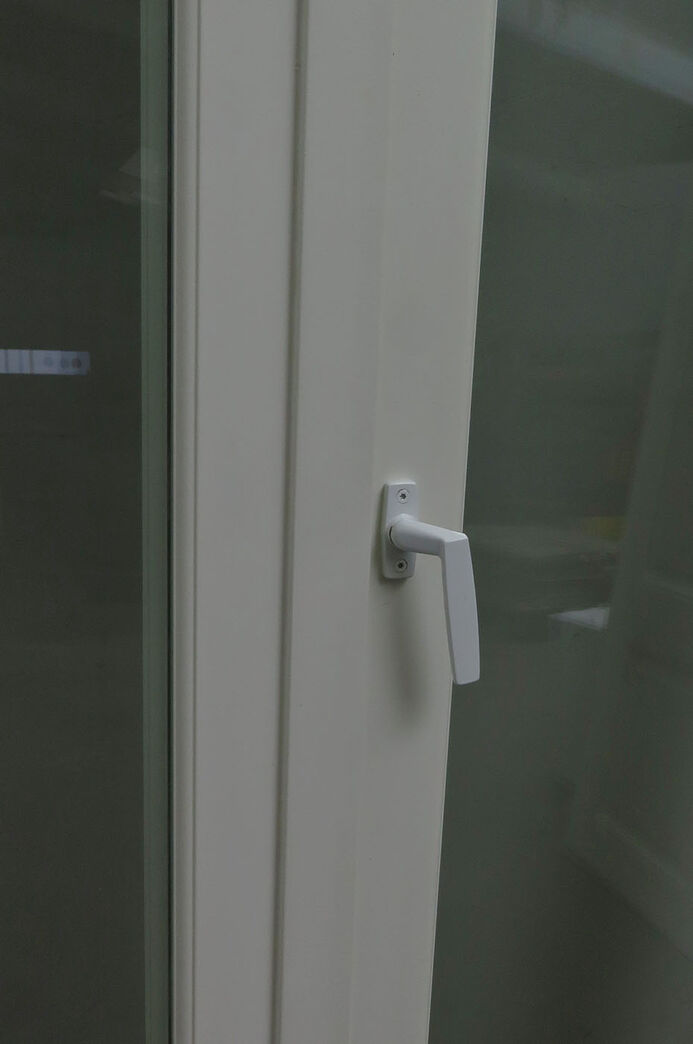 Dobbelt terrassedør med koblet ramme