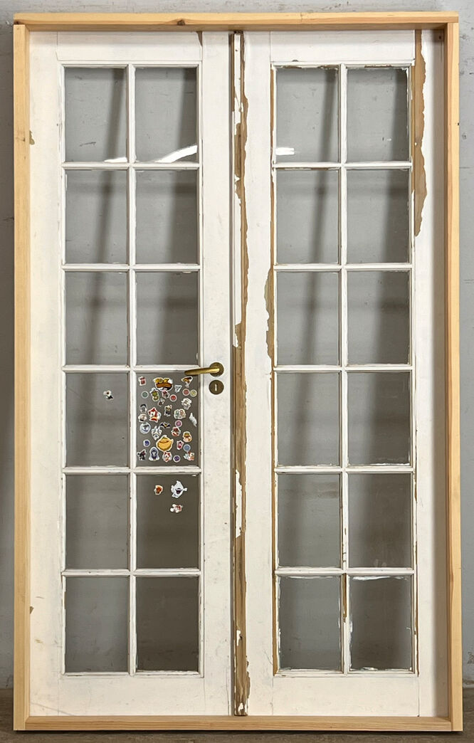 Fransk dør med karm