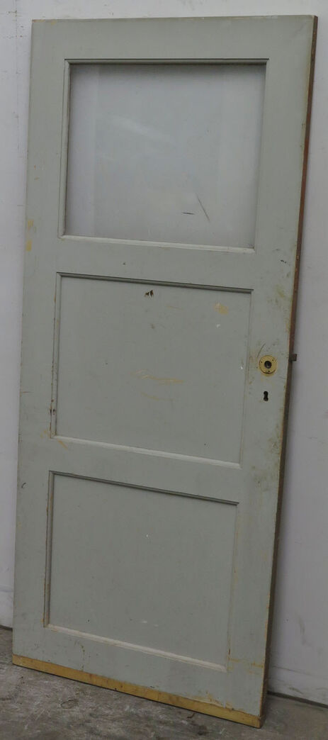 Fyldningsdør med glas uden karm