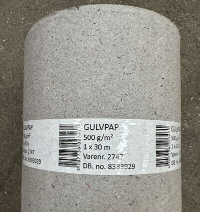 Gulvpap 30 meter
