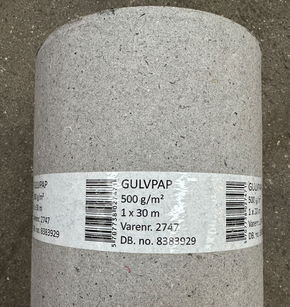 Gulvpap 30 meter