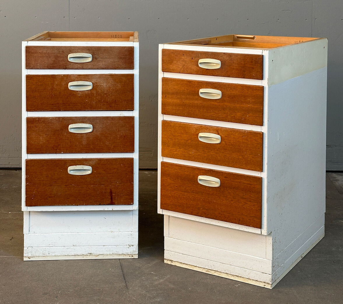 Skuffemodul med overfalsede fronter