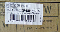 Væg/gulv fliser beige 296x595 mm 8 stk