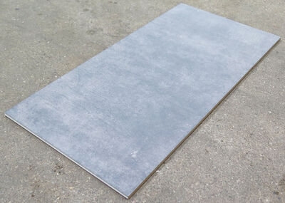 Væg/gulv fliser mørkegrå 305x609 mm, sæt á 1,48m2