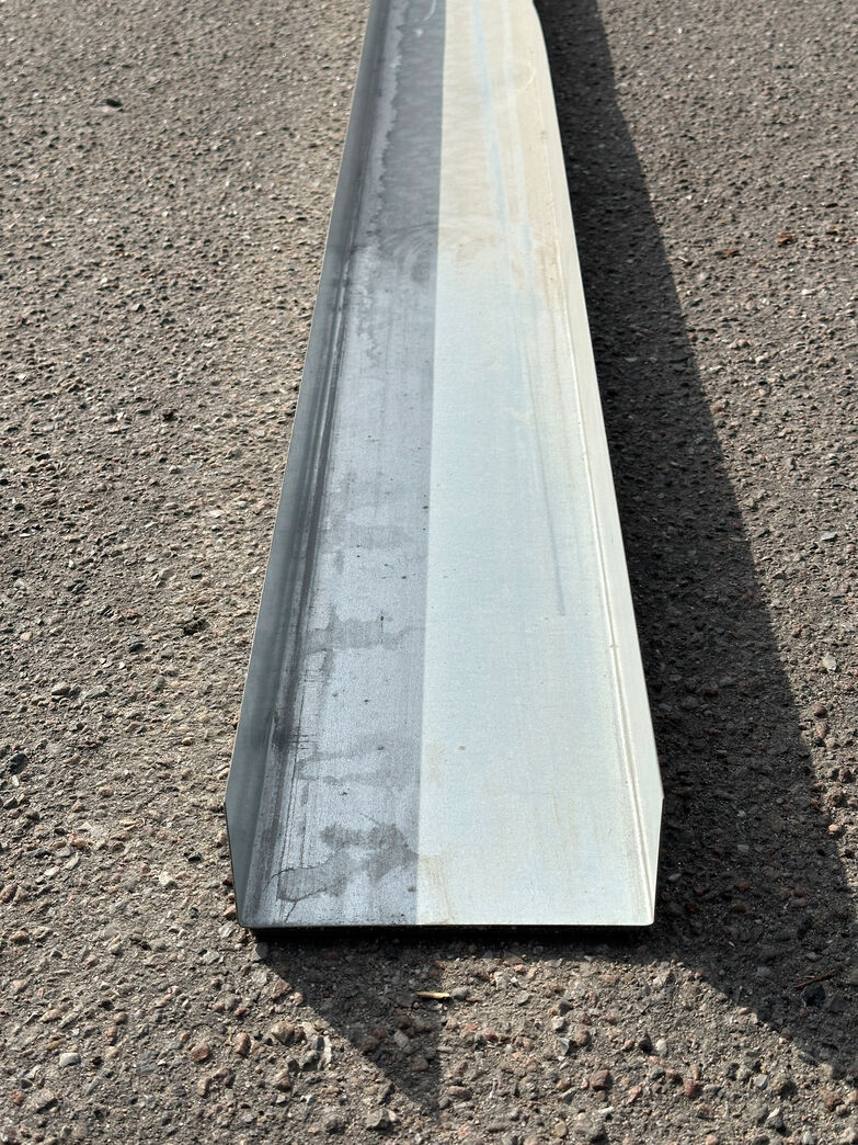 Bund og topskinne med PU skum - 3 meter