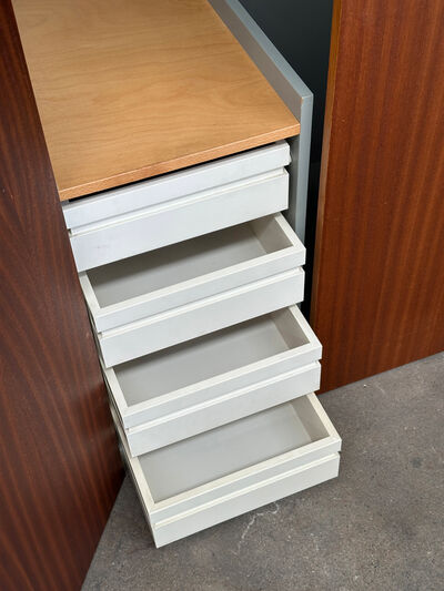 Tectum dobbelt garderobeskab m. skuffer