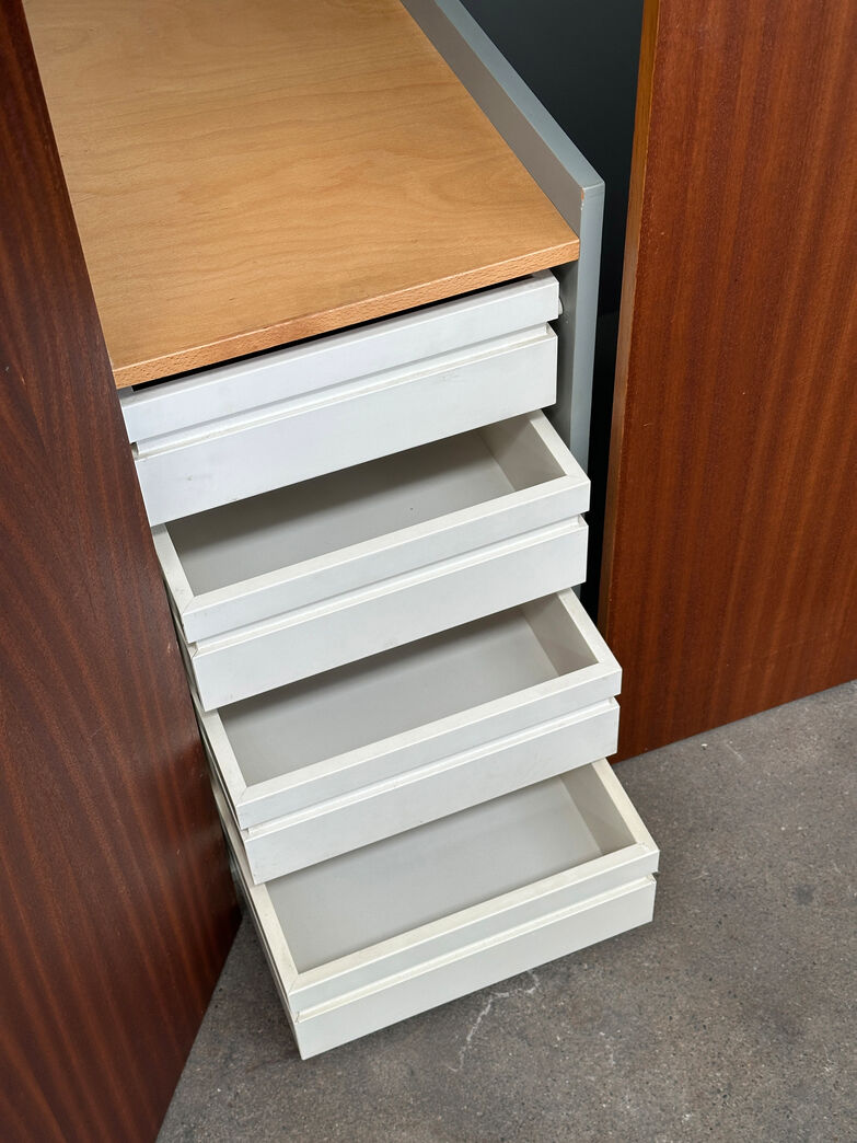 Tectum dobbelt garderobeskab m. skuffer