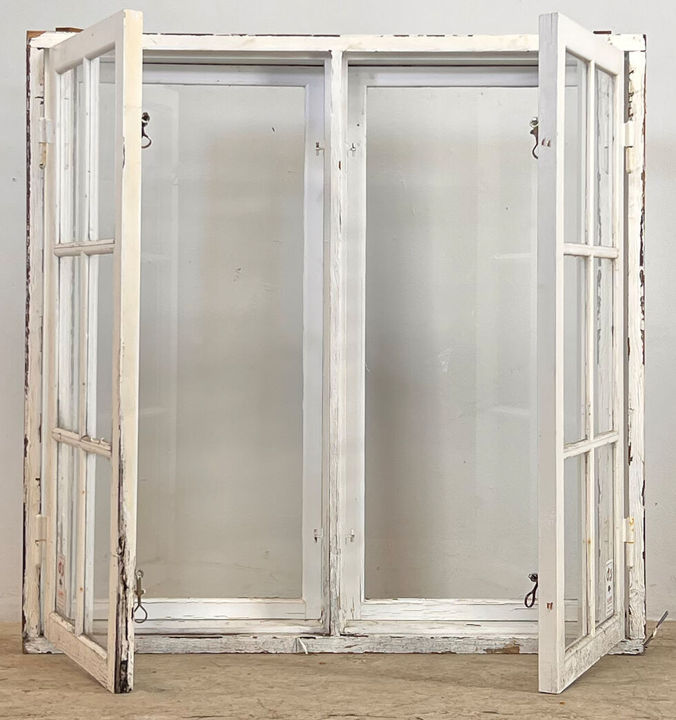 Sprossevindue med forsats