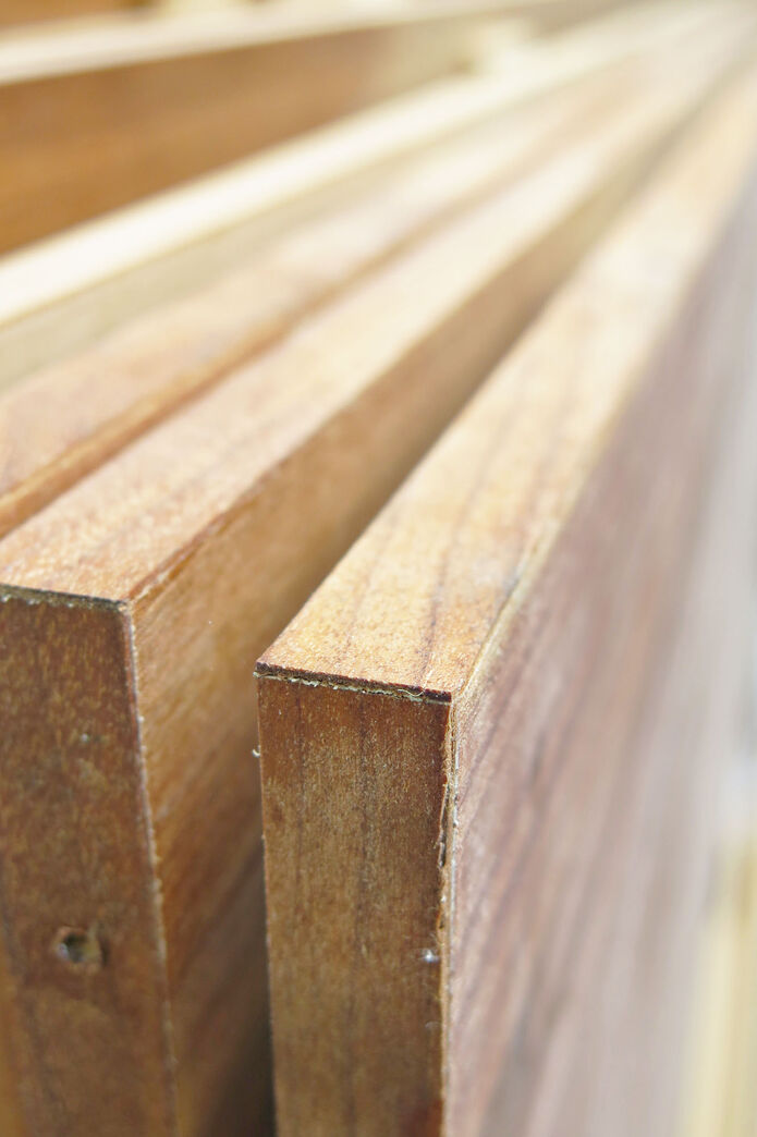 Fineret valnød plade 2400x965x16 mm