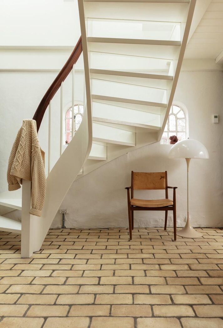 Gule rektangulære gulvtegl - 12 x 25 cm Gule rektangulære gulvtegl - 12 x 25 cm