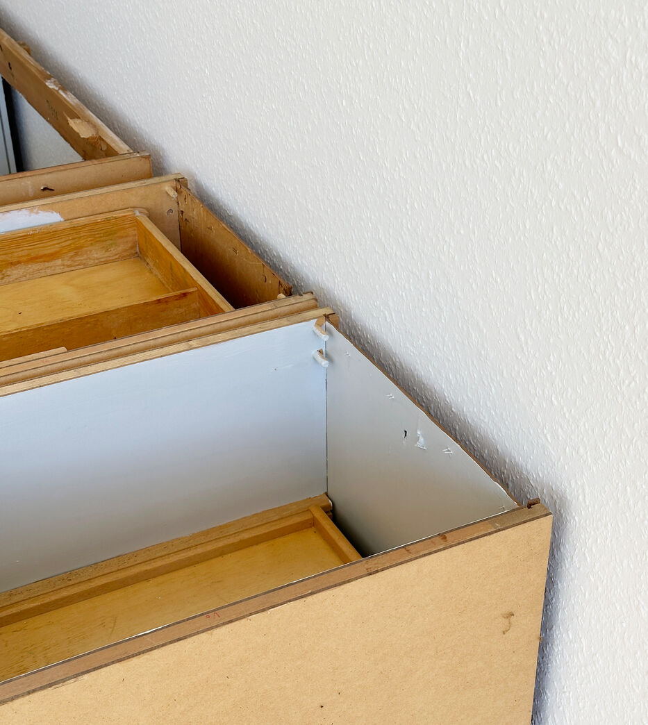 Komplet 60'er køkken, malet