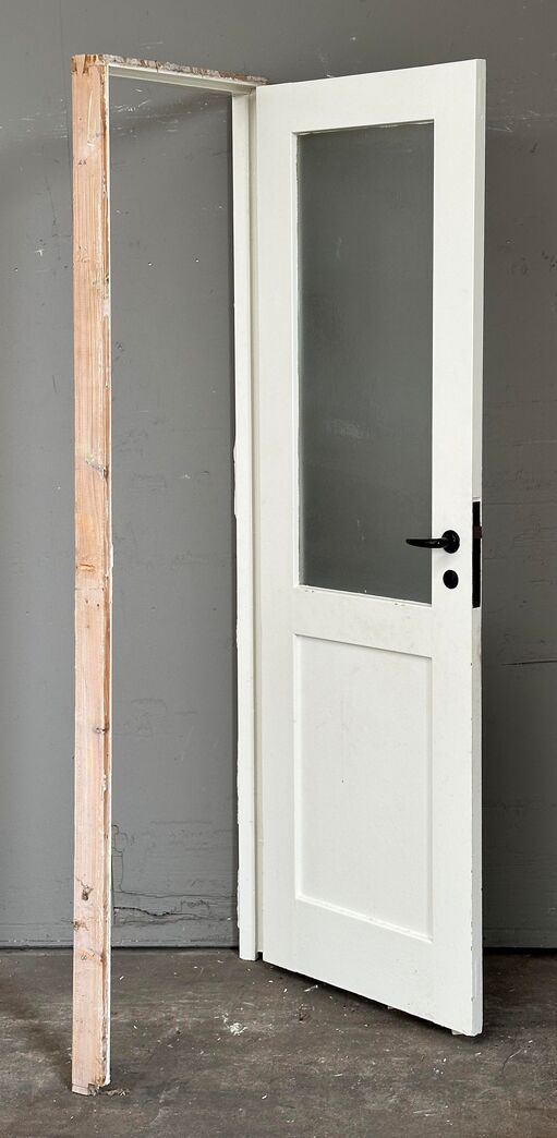 Badeværelsesdør med glas 68 cm Badeværelsesdør med glas 68 cm