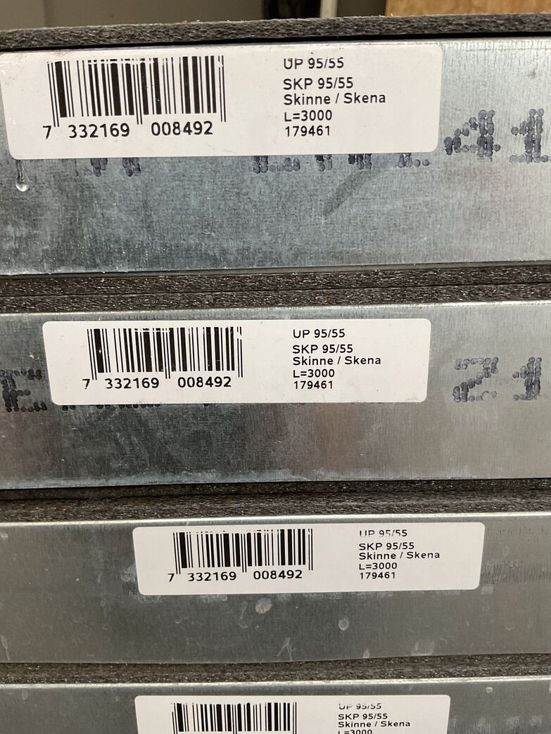 Knauf Skinne, SKP 95x3000mm - 96 stk