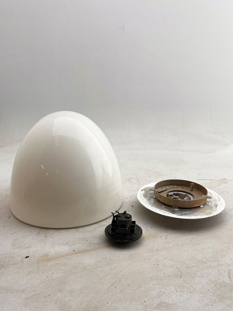 Loftlampe - opalglas