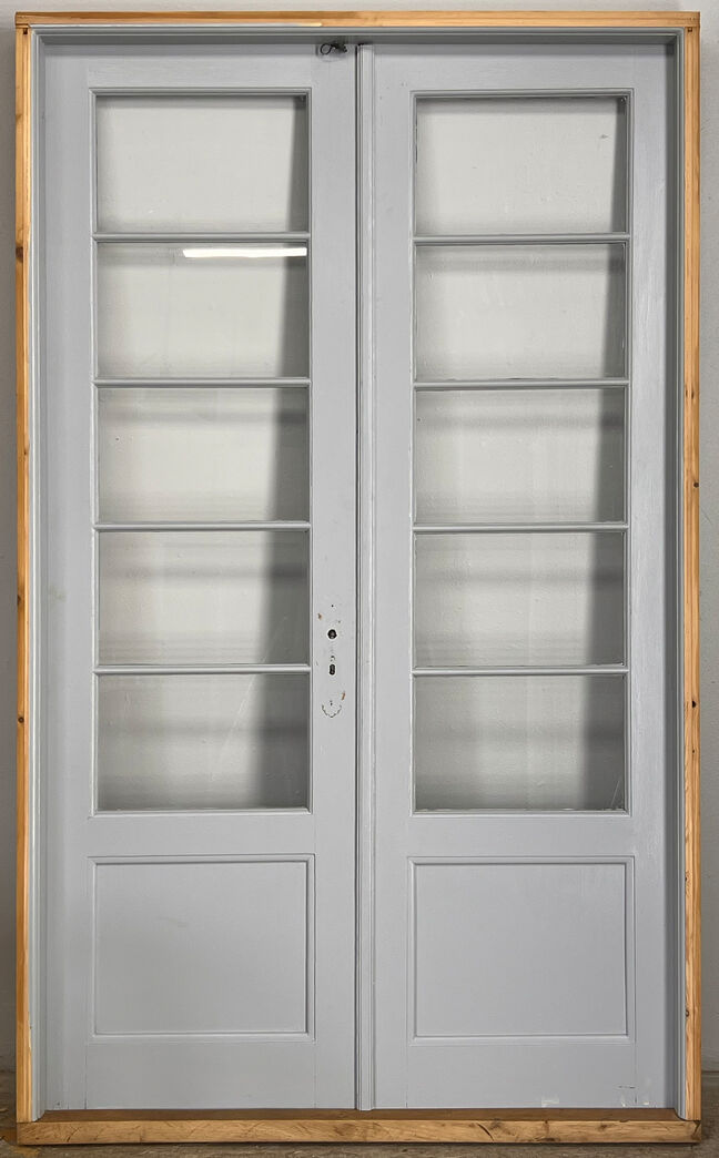 Dobbeltdør med karm