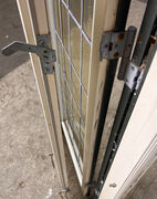 Blyindfattet vindue med koblet ramme Blyindfattet vindue med koblet ramme