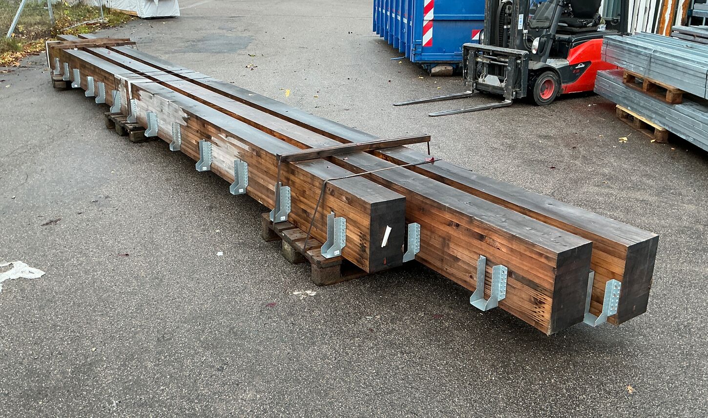 Limtræsbjælke 21x37x997 cm