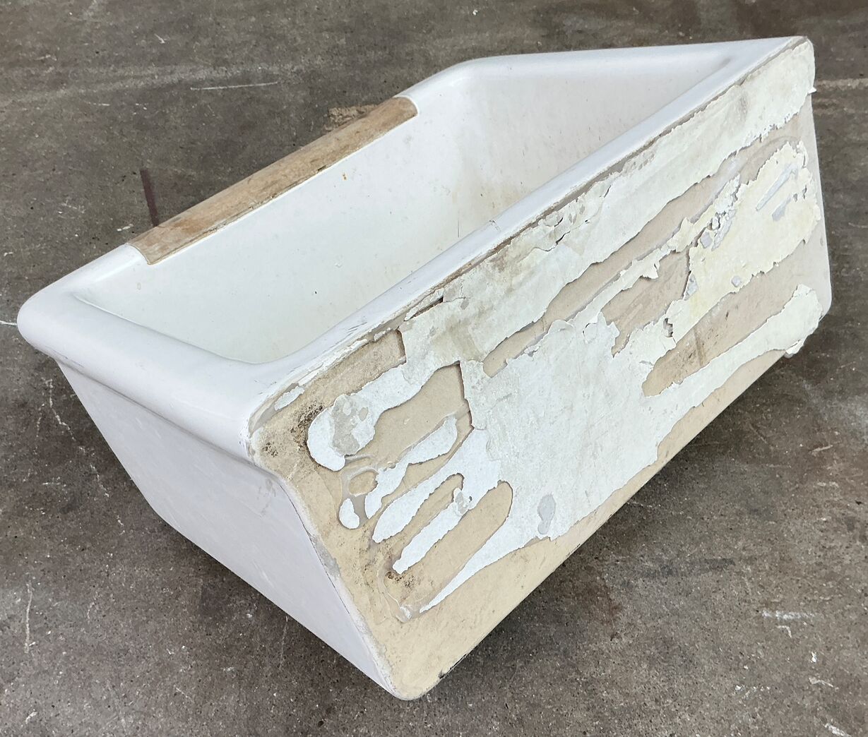 Udslagsvask med Egetræskant