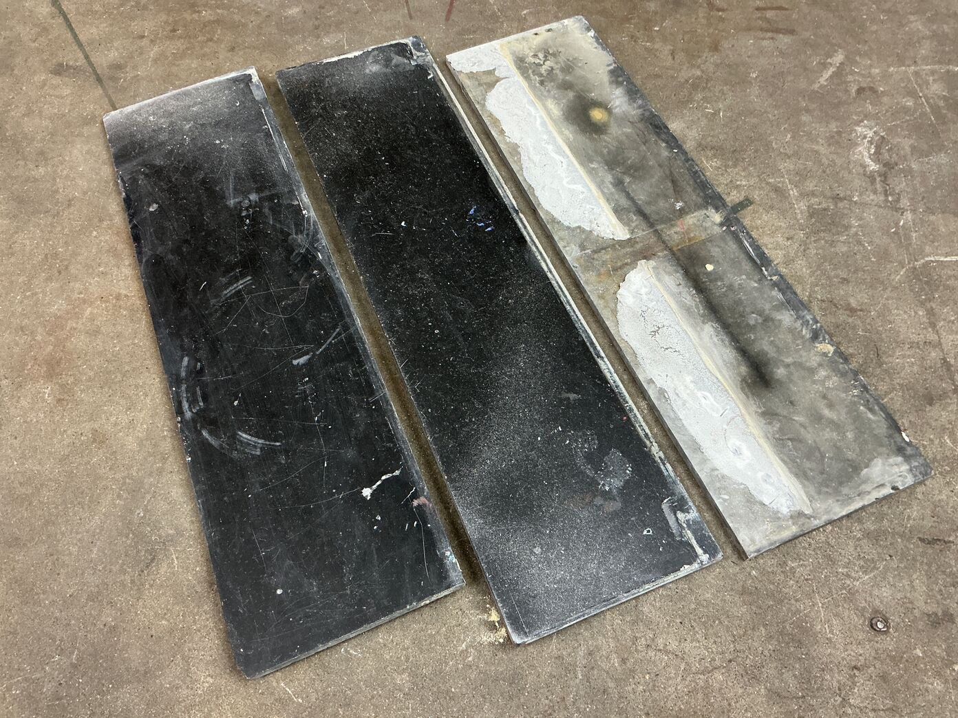 Sorte marmorplader min 127 cm