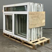 Plast 2-fags vindue med dreje kip og fast karm